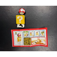 KINDER JOY 2025, MARIO, HRAČKA ,OTAZNÍK, ČERVENÁ HOUBIČKA,VQ393