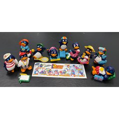 SADA TUČŇÁCI NA PLÁŽI,PINGUI BEACH,10 FIGUREK, PAPÍREK