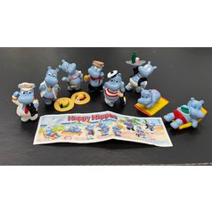 SADA Z KINDER JOY, LETNÍ VERZE , HAPPY HIPPOS HOLIDAY, HROŠI NA LODI, JINÉ BARVY