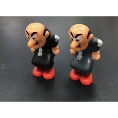 FIGURKA  GARGAMEL , ŠEDÝ OBLEK, VARIANTA