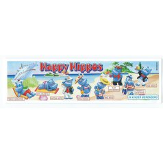 PAPÍREK KINDER JOY, HAPPY HIPPOS ,HROŠI NA LODI