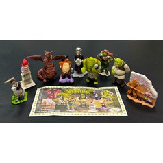 SADA FIGUREK Z KINDER JOY VAJÍČEK, SHREK 4,  9 FIGUREK