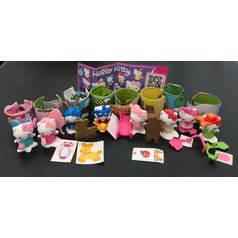SADA Z KINDER VAJÍČEK,KOČIČKA HELLO KITTY,  8 FIGUREK